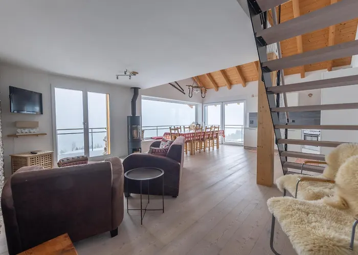 Tga Pilu A Cozy And Modern On Slopes With Wonderful Mountains View * Savognin