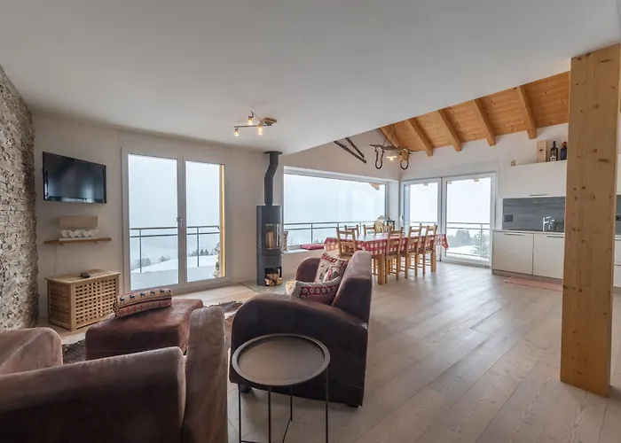 Tga Pilu A Cozy And Modern On Slopes With Wonderful Mountains View * Savognin