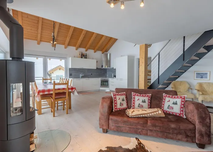 Daire Tga Pilu A Cozy And Modern On Slopes With Wonderful Mountains View Savognin